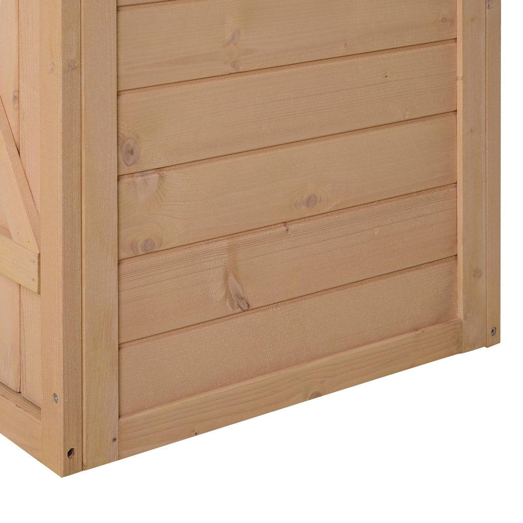 EASYCOMFORT Tuinhuisje van vurenhout 75x56x115 cm