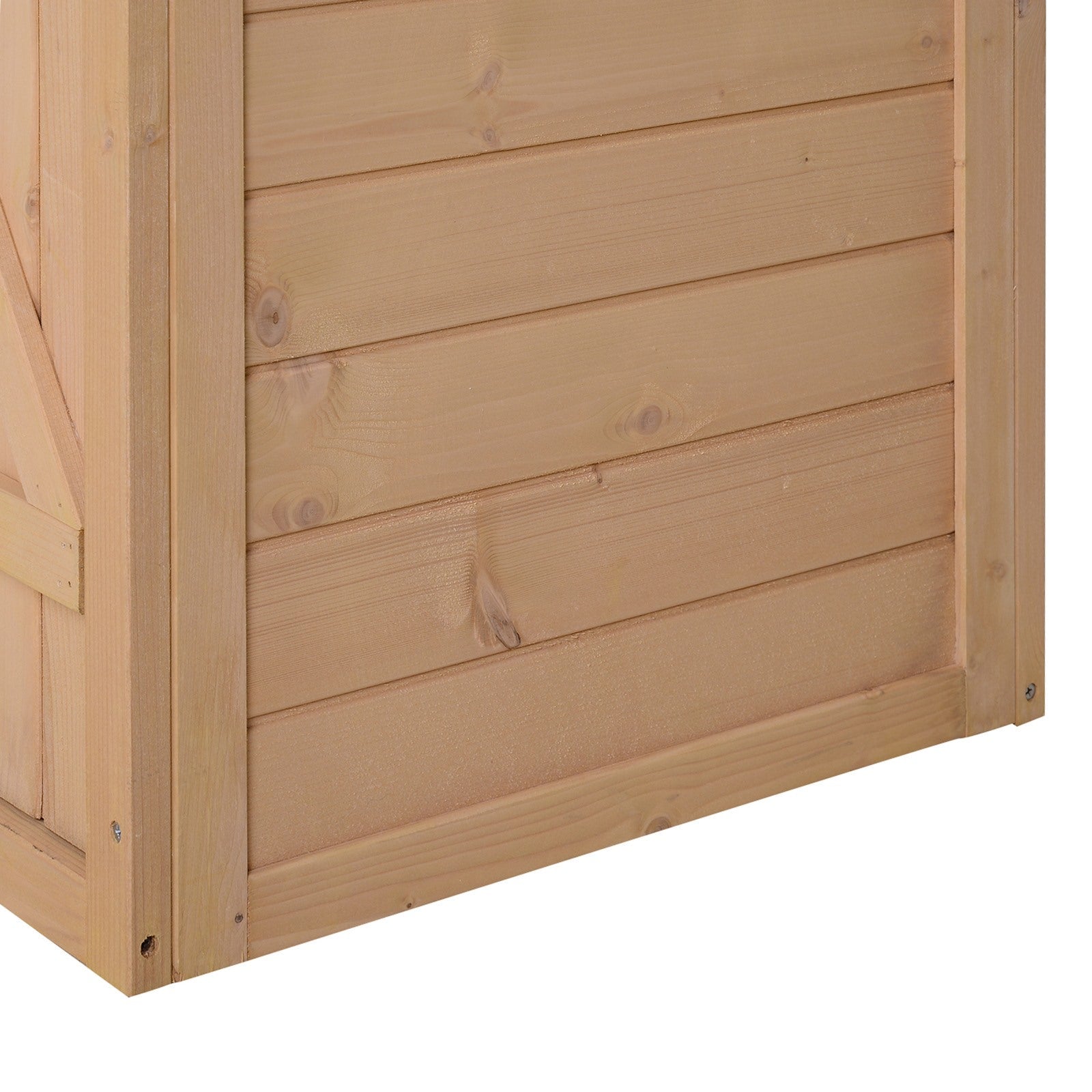 EASYCOMFORT Tuinhuisje van vurenhout 75x56x115 cm