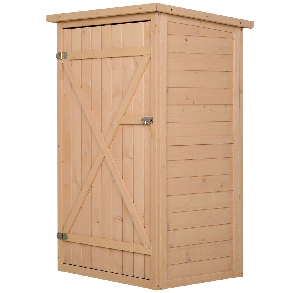 EASYCOMFORT Tuinhuisje vurenhout 75x56x115 cm