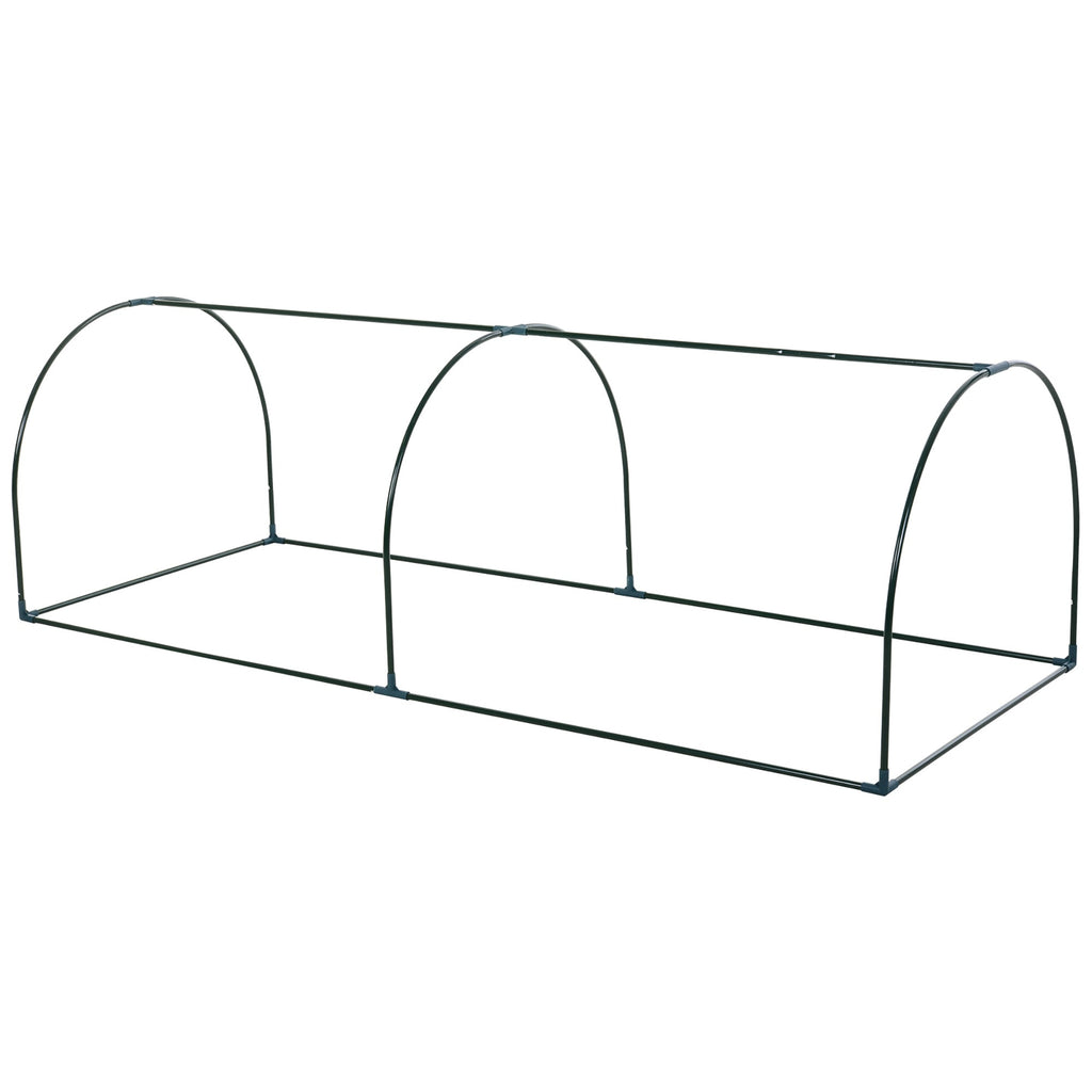EasyComfort Oustunny serre, staal/PVC, 250x100x80 cm