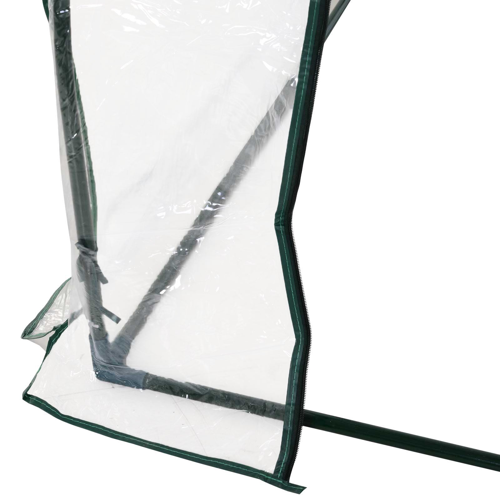 EasyComfort Oustunny serre, staal/PVC, 250x100x80 cm