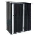 EASYCOMFORT Waterproof Steel Shed Tool Shed 142x84x189cm