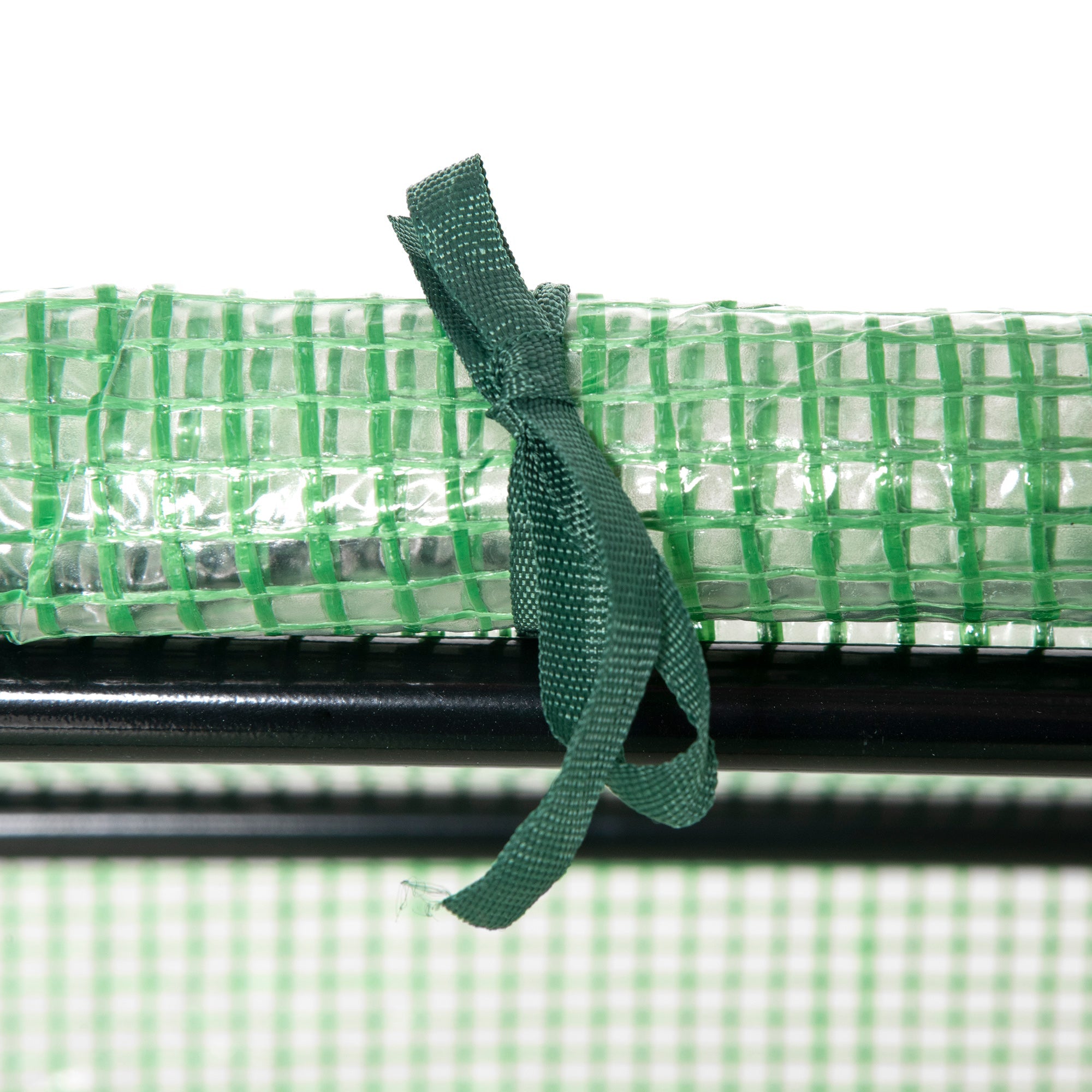EASYCOMFORT Garden Greenhouse with PE Cover, Spikes and Extended Edges, 120x60x60cm, Green