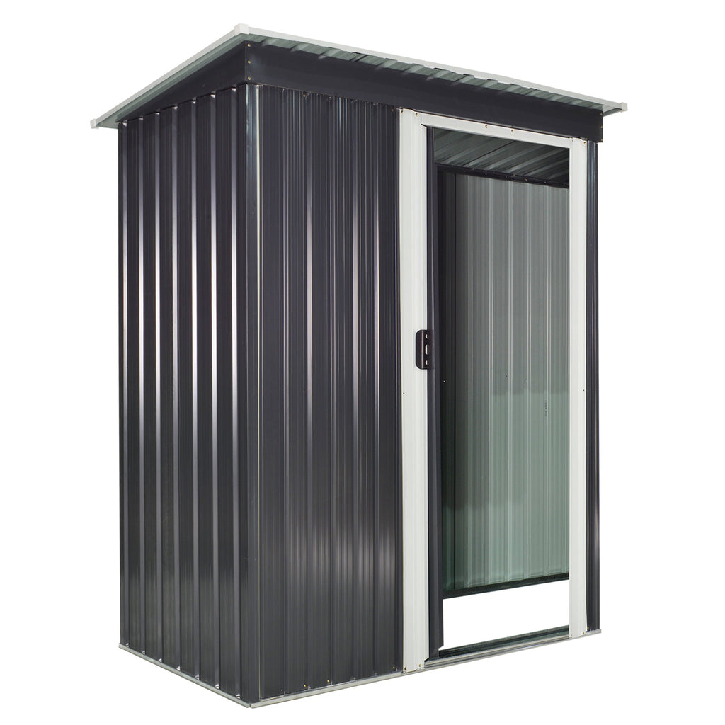 EasyComfort Tuinopbergkast 163x89x182 cm zwart