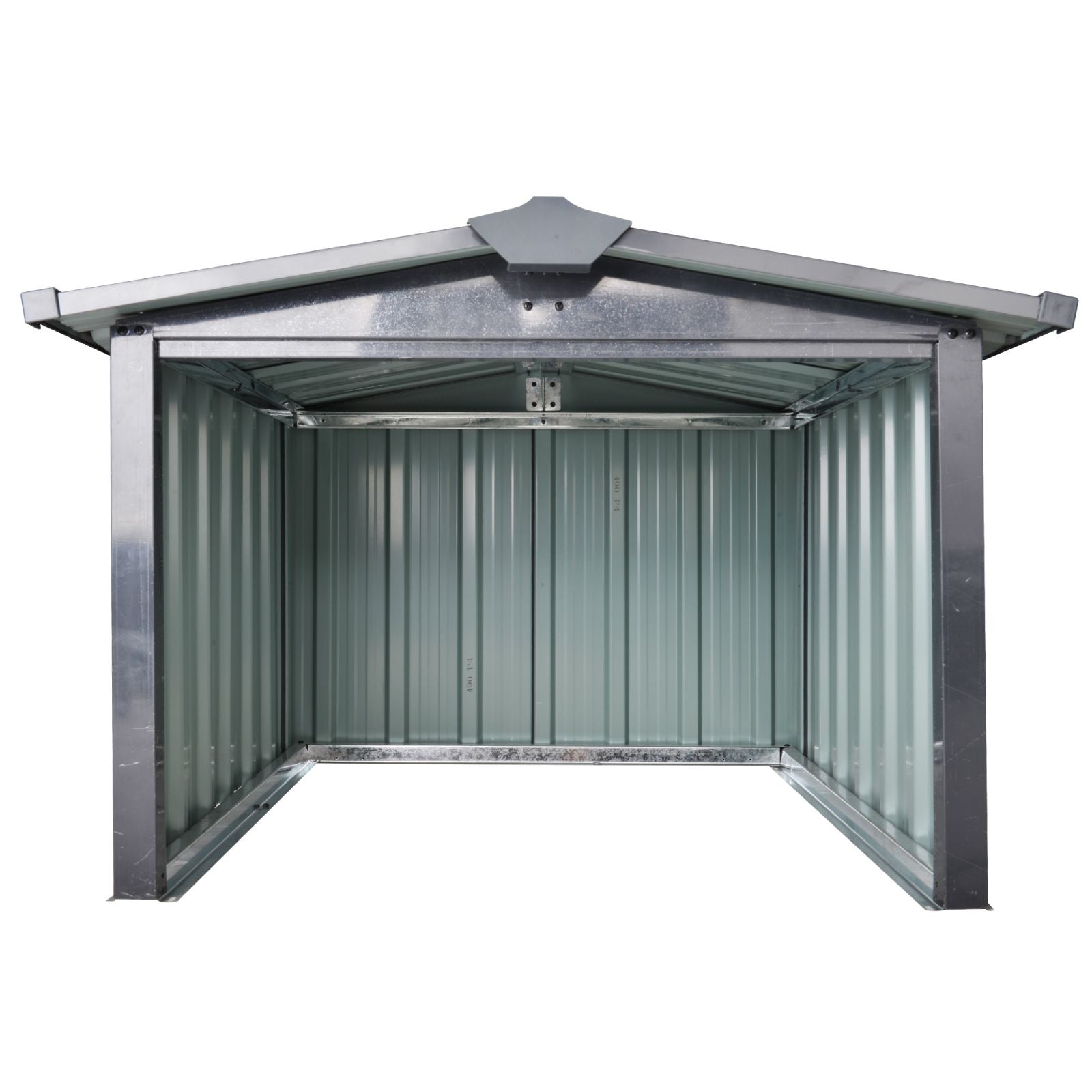 EASYCOMFORT Garage for Garden Robot Mowers in Galvanized Steel