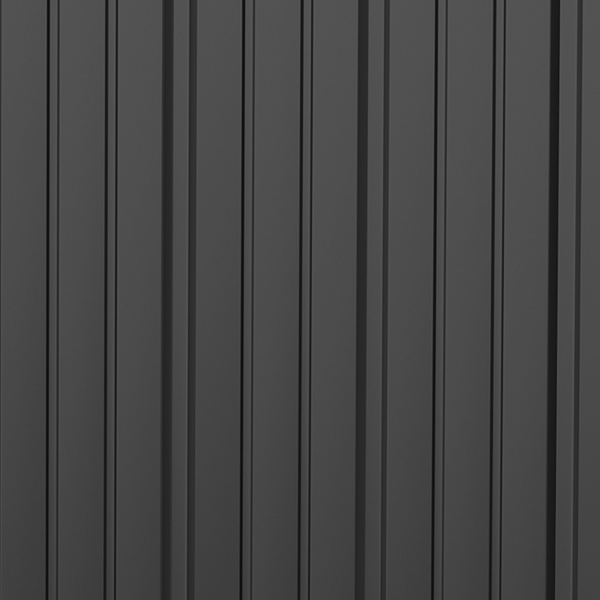 Easycomfort Casetta da Giardino Porta Utensili in Lamiera Acciaio with Serratura, 161.5x94.5x196cm, black