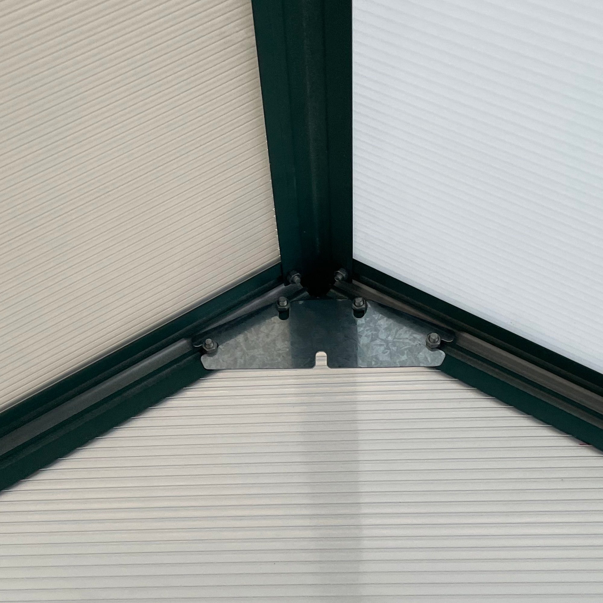 EasyComfort tuinkas polycarbonaat 244x500x216 cm groen