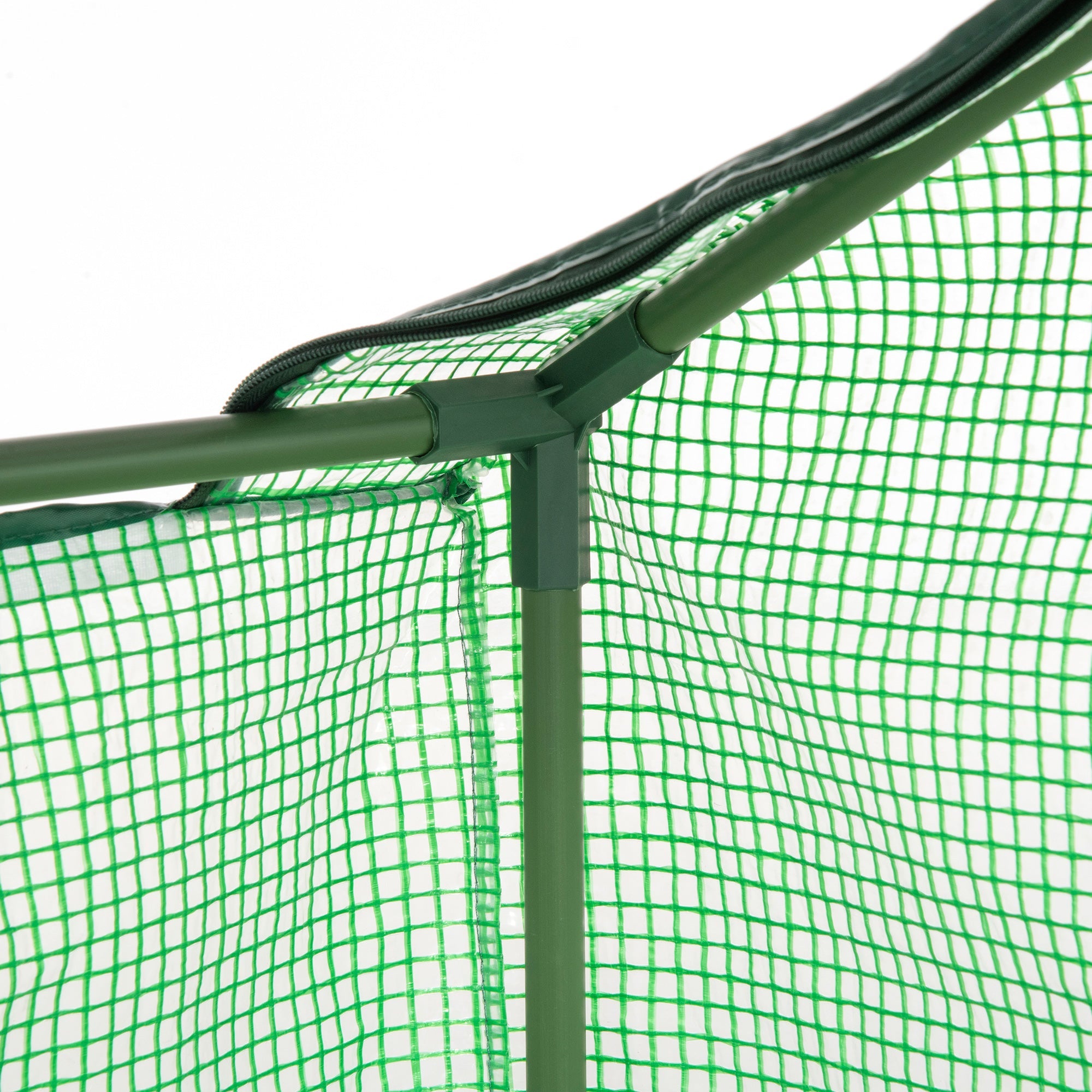 Easycomfort Serra Piccola per Giardino e Balcone with Finestre e Copertura in PE, 180x90x70cm, Verde