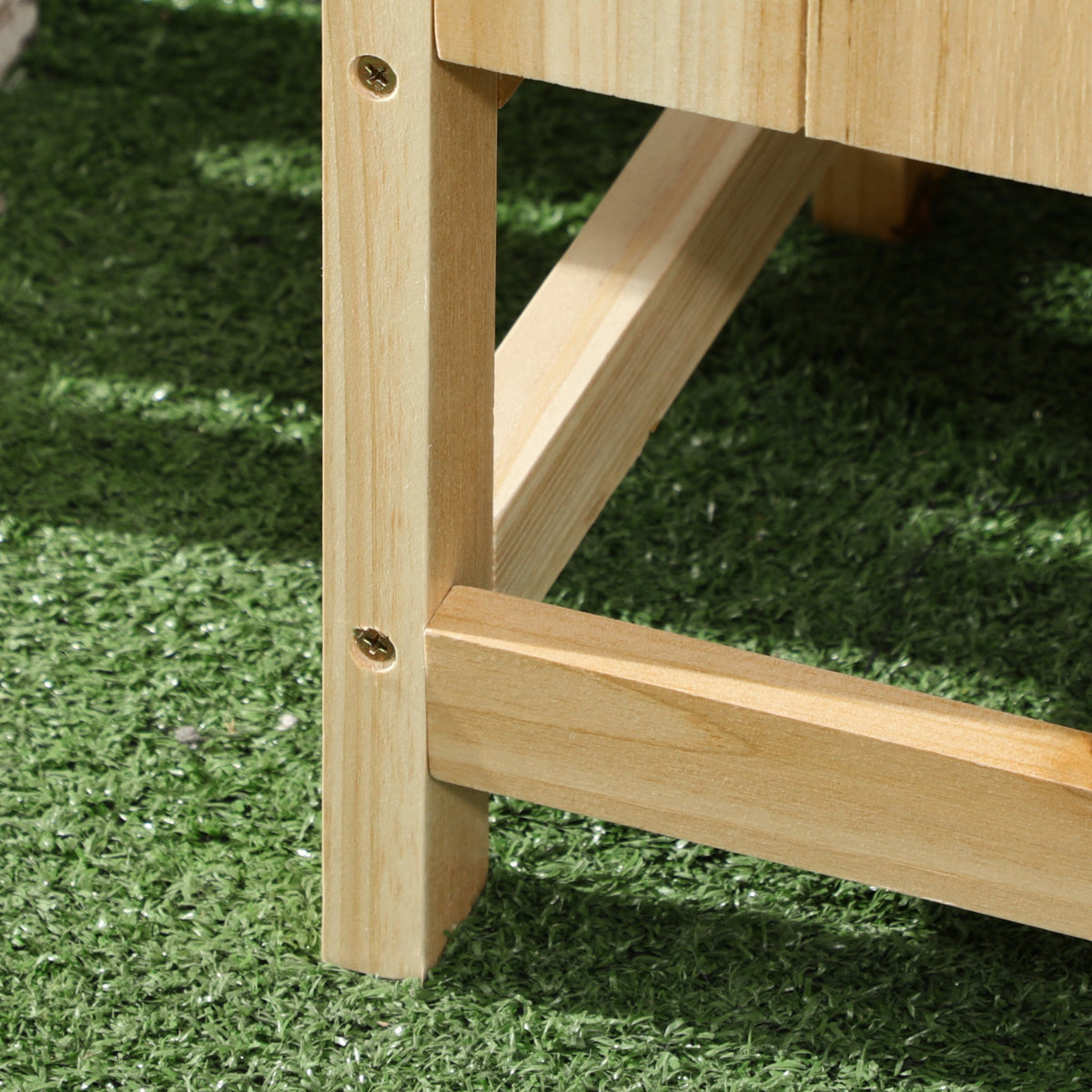 EASYCOMFORT Verticale houten plantenbak buiten 86x30x50 cm