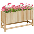 EASYCOMFORT verticale houten plantenbak 86x30x50 cm
