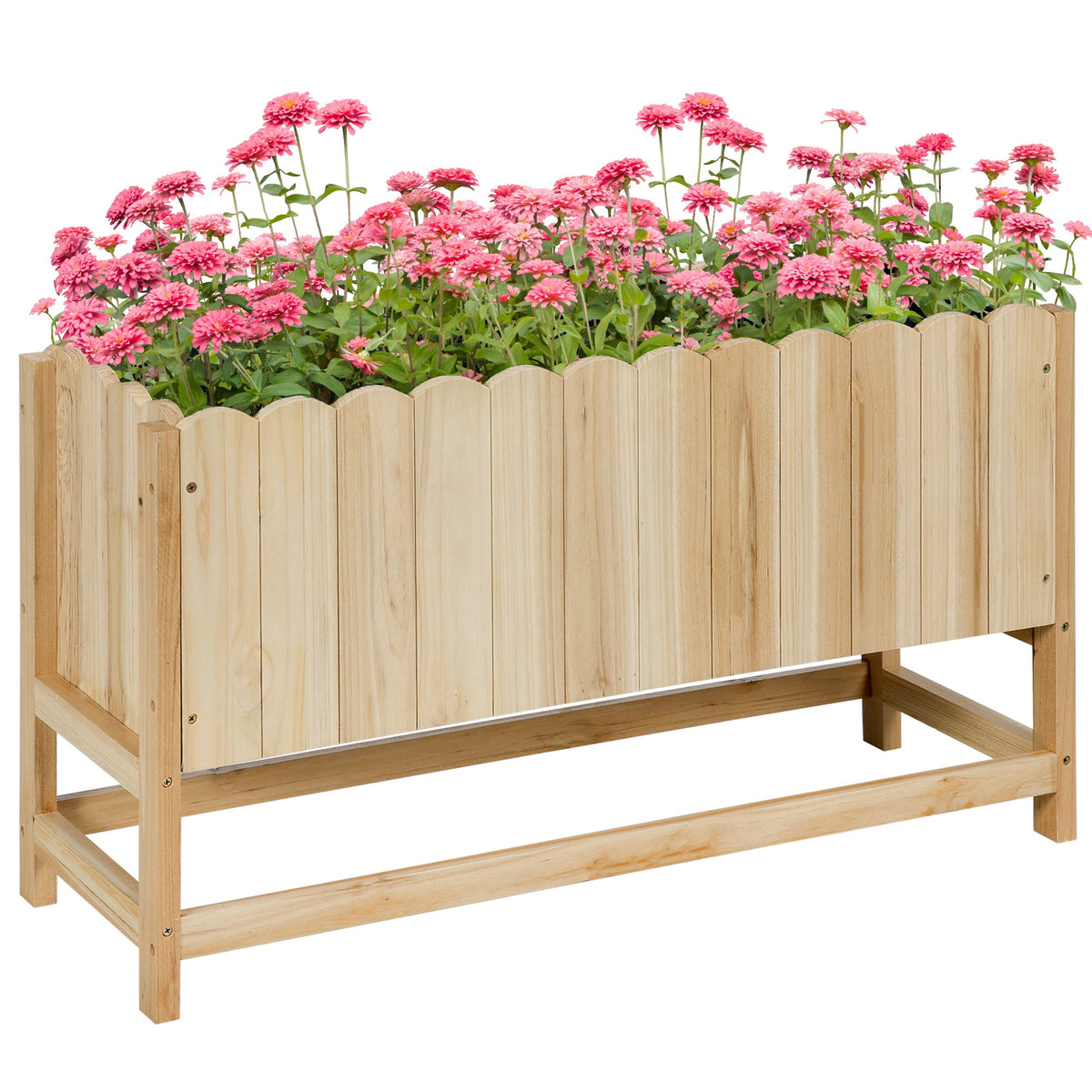 EASYCOMFORT verticale houten plantenbak 86x30x50 cm