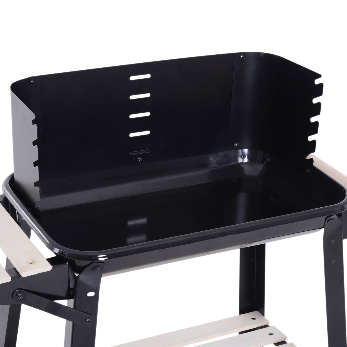 EasyComfort Houtskoolbarbecue - verstelbare hoogte, 87×45×83 cm