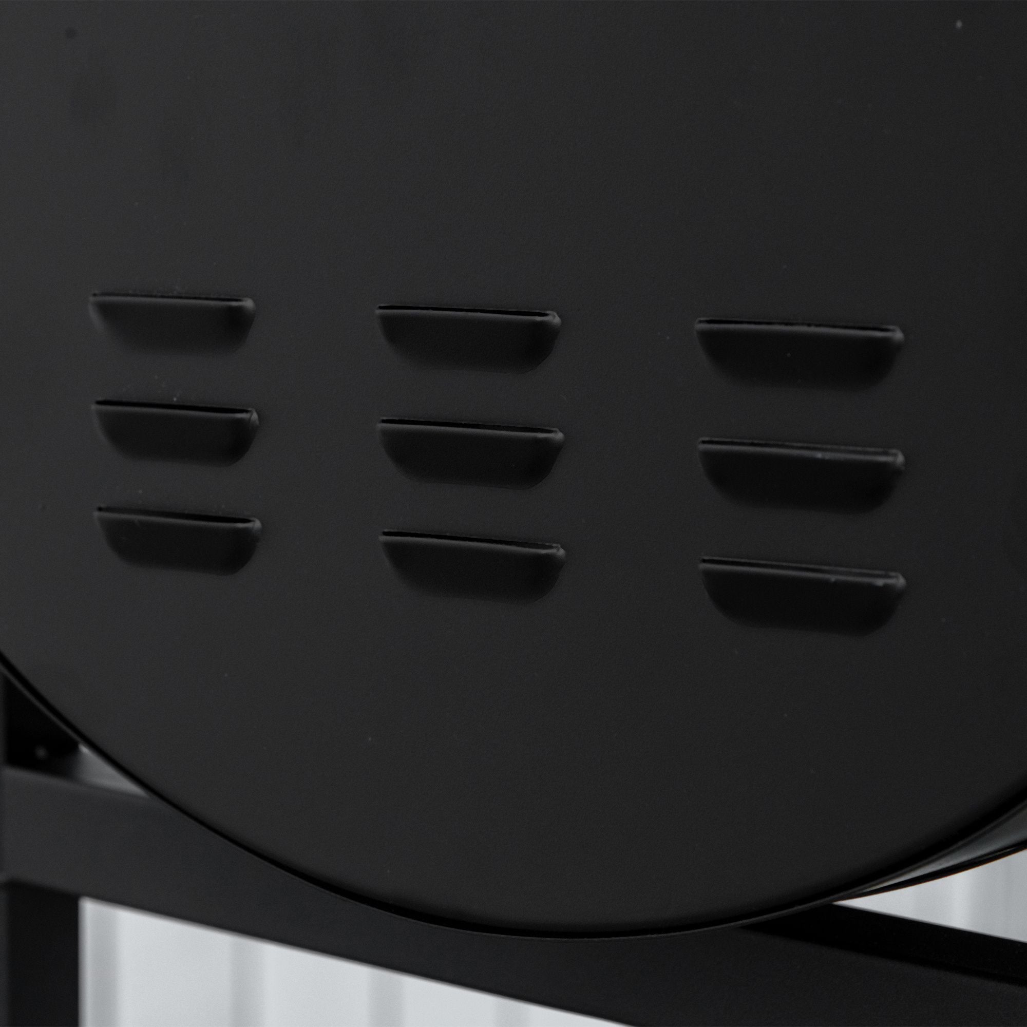 EASYCOMFORT Barbecue staal, 2 onafhankelijke roosters, 90×45×96 cm