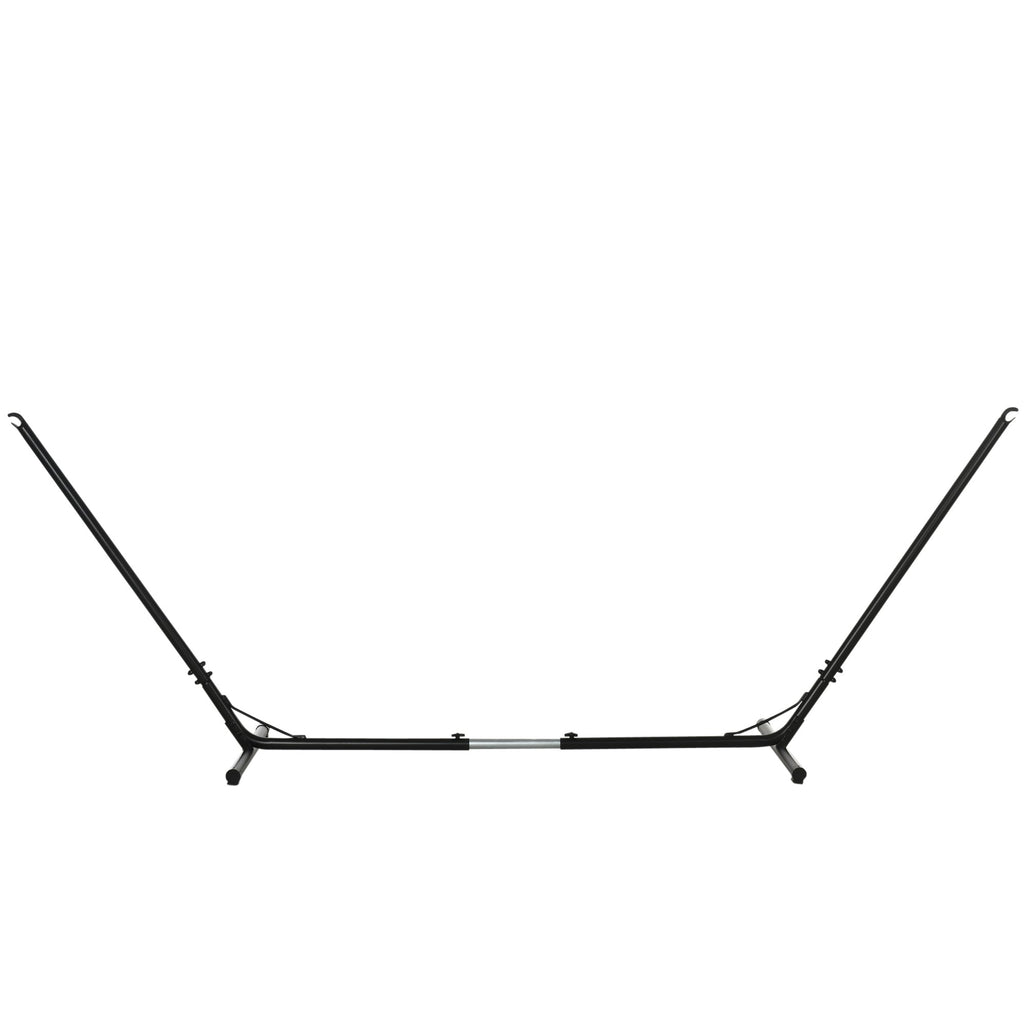 EASYCOMFORT Support Structure for Adjustable Hammock Max. Capacity 120Kg 313-388x109x116cm Black