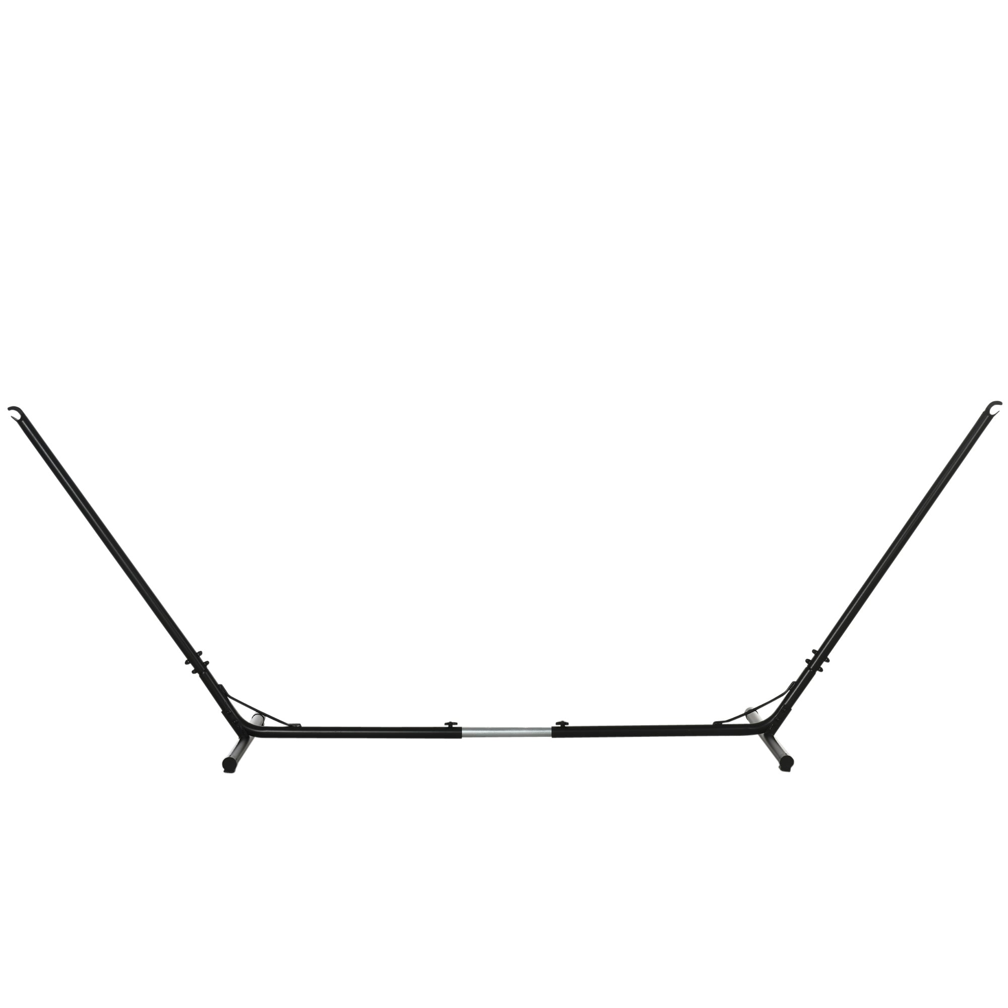 EASYCOMFORT Support Structure for Adjustable Hammock Max. Capacity 120Kg 313-388x109x116cm Black