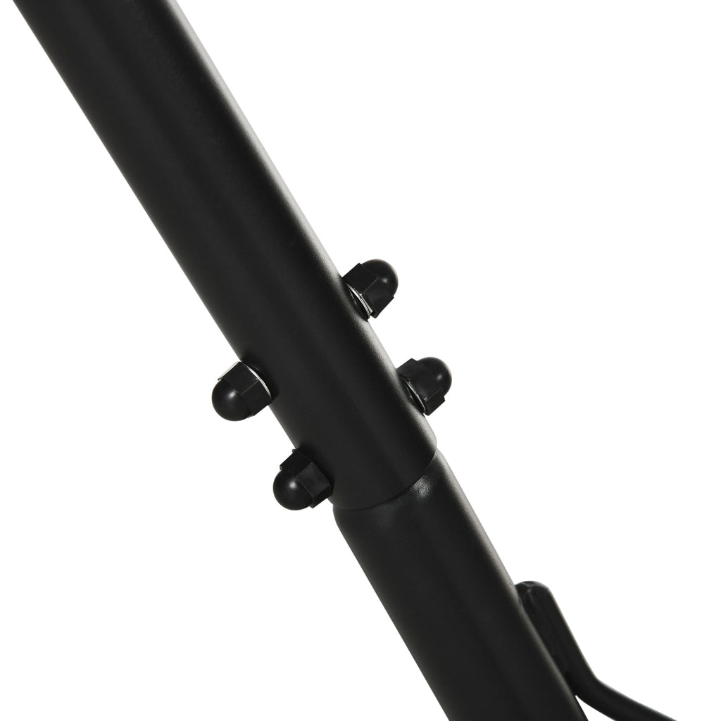 EASYCOMFORT Support Structure for Adjustable Hammock Max. Capacity 120Kg 313-388x109x116cm Black