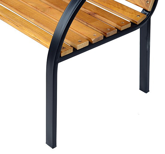 EASYCOMFORT 2-Seater Wooden Bench Outdoor Garden Balcony Bench