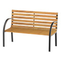EASYCOMFORT 2-Seater Wooden Bench Outdoor Garden Balcony Bench