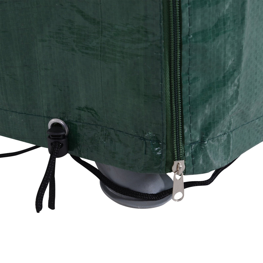 EASYCOMFORT Waterproof Anti-Mold Outdoor Furniture Cover with PE Fixing, Green, 215x155x150cm