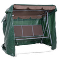 EASYCOMFORT Waterproof Anti-Mold Outdoor Furniture Cover with PE Fixing, Green, 215x155x150cm