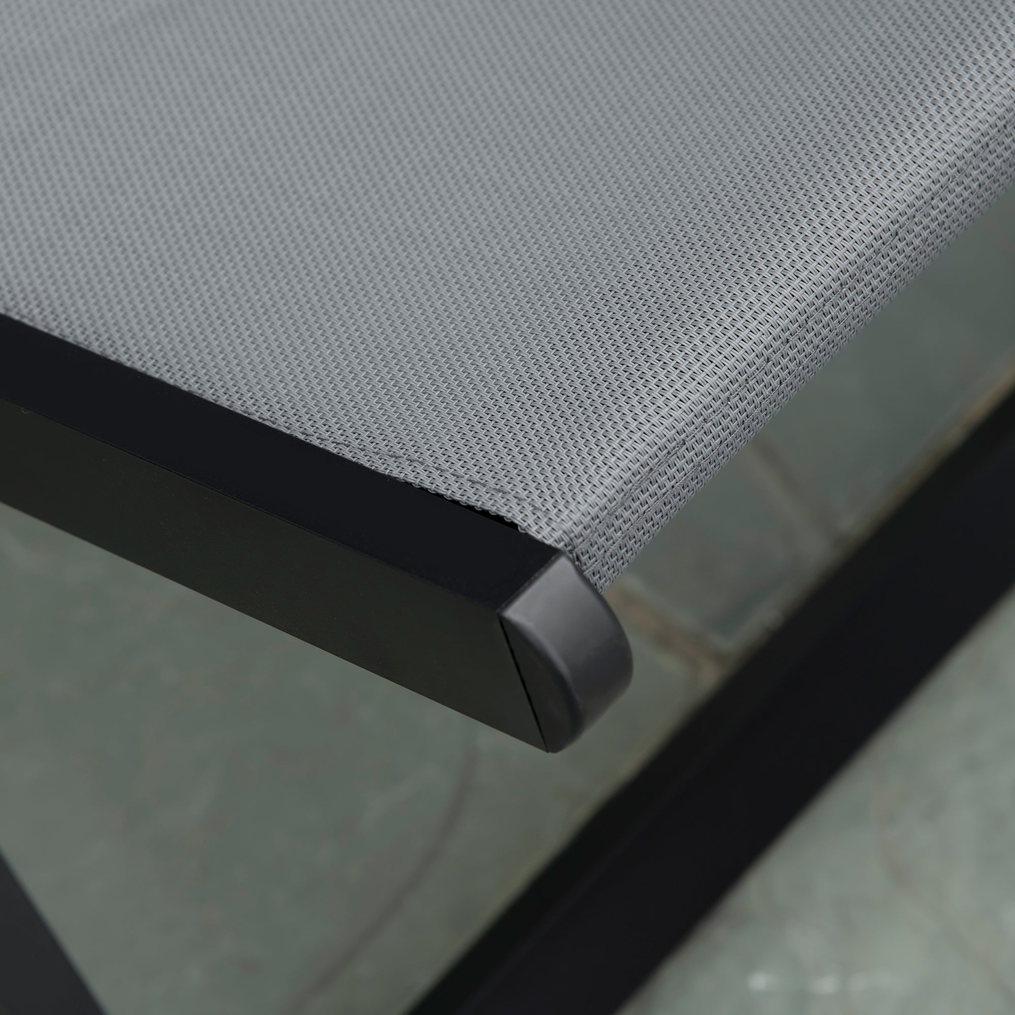 Easycomfort Set 2 Sedie Poltrona Sdraio da Esterni, Pieghevoli e Reclinabili, in Alluminio, Grigio, 96.5 x 58 x 91.5cm