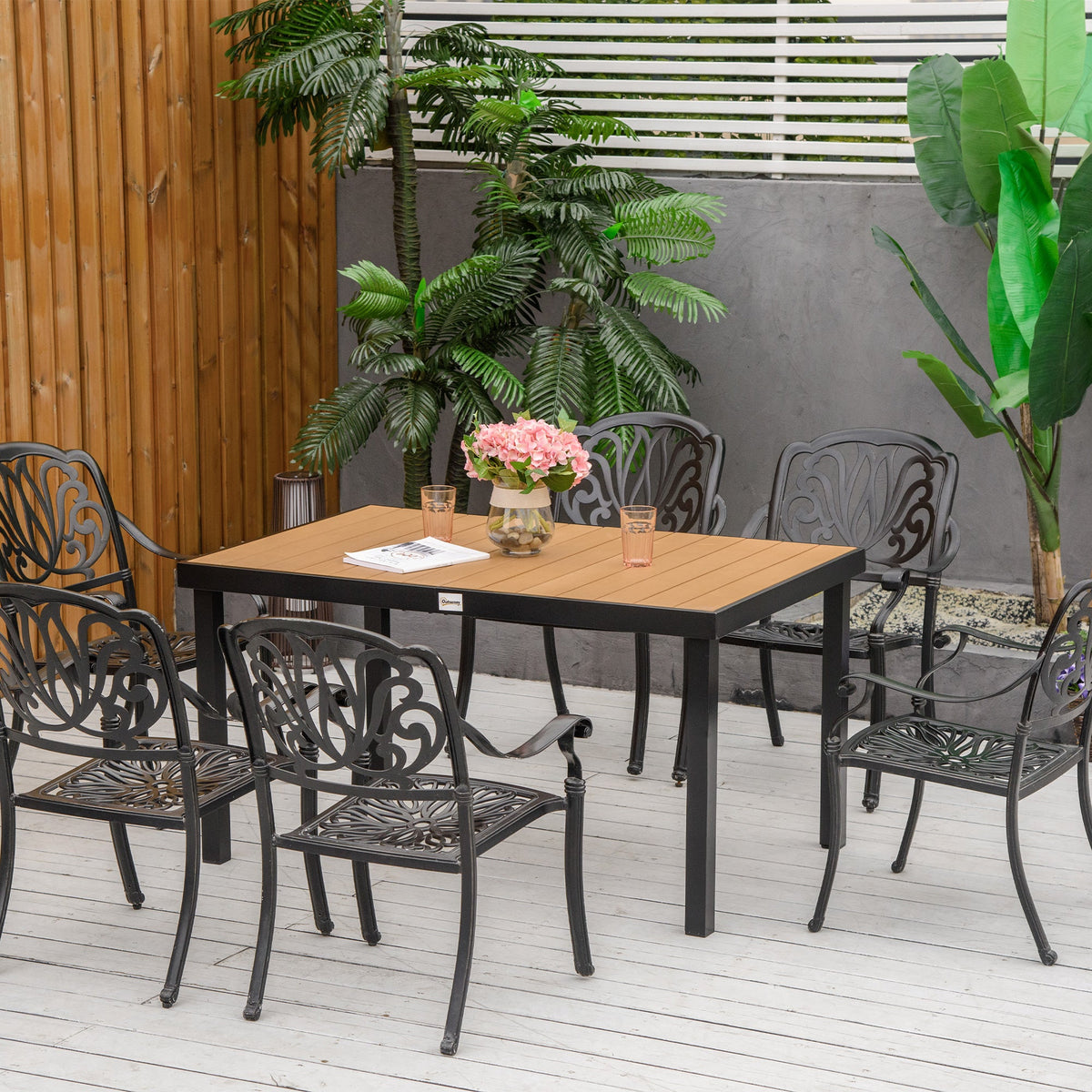 EasyComfort Tuintafel voor 6 personen