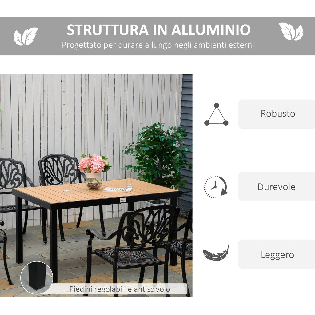 EasyComfort Tuintafel voor 6 personen