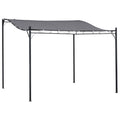 EasyComfort Pergola 3x3 m - pergola voor tuin/terras, grijs