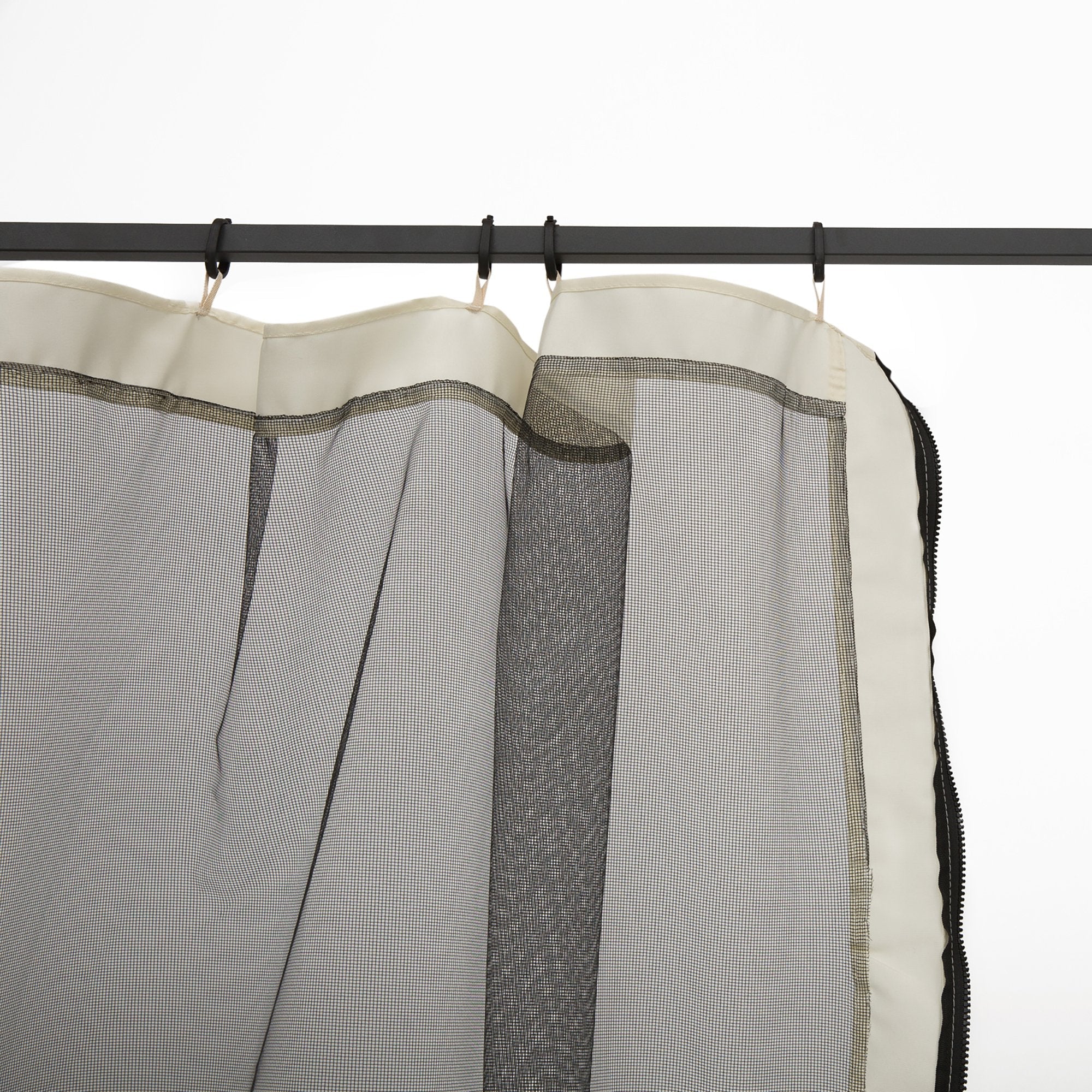 EASYCOMFORT Vervangend muskietennet voor 4-panelen paviljoen 335x207 cm