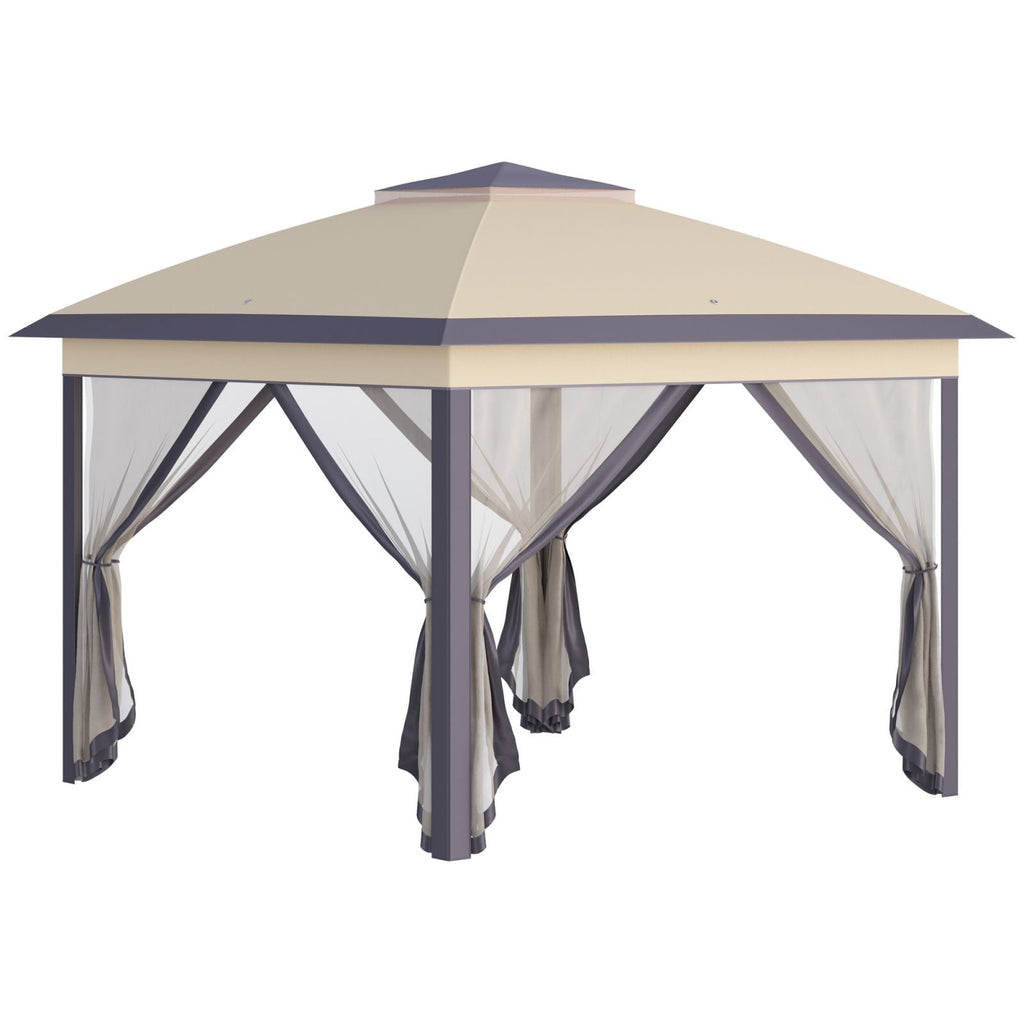 EasyComfort inklapbare tuin-gazebo 330x330x288 cm