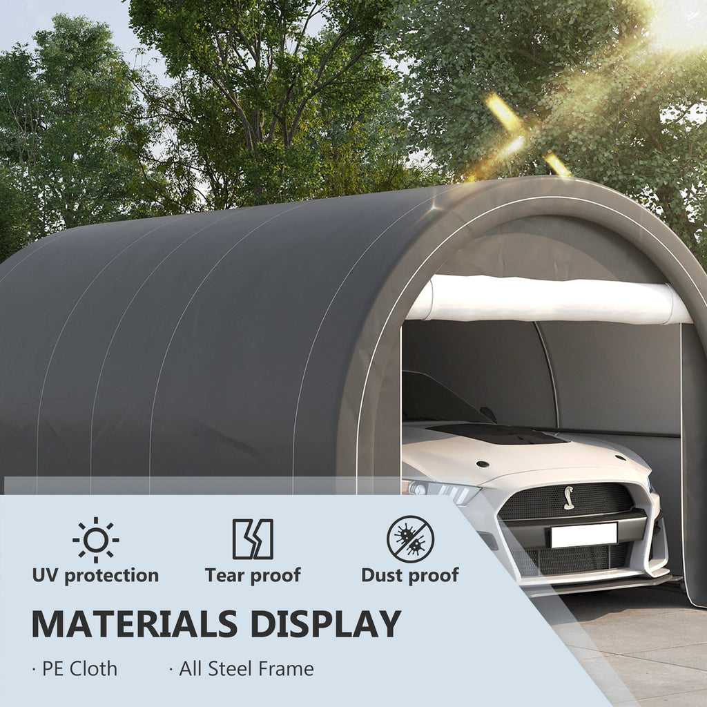 EasyComfort garagetent 500x300x240 cm met ritsingang