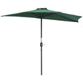 EASYCOMFORT Semicircular Umbrella Waterproof UV Protection Green 269 x 138 x 236cm