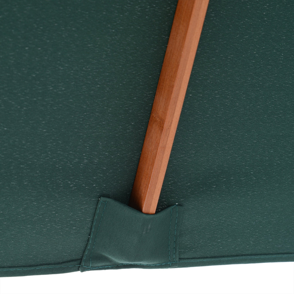 EasyComfort parasol 2 x 1,5 m kantelbaar, 6 baleinen – groen