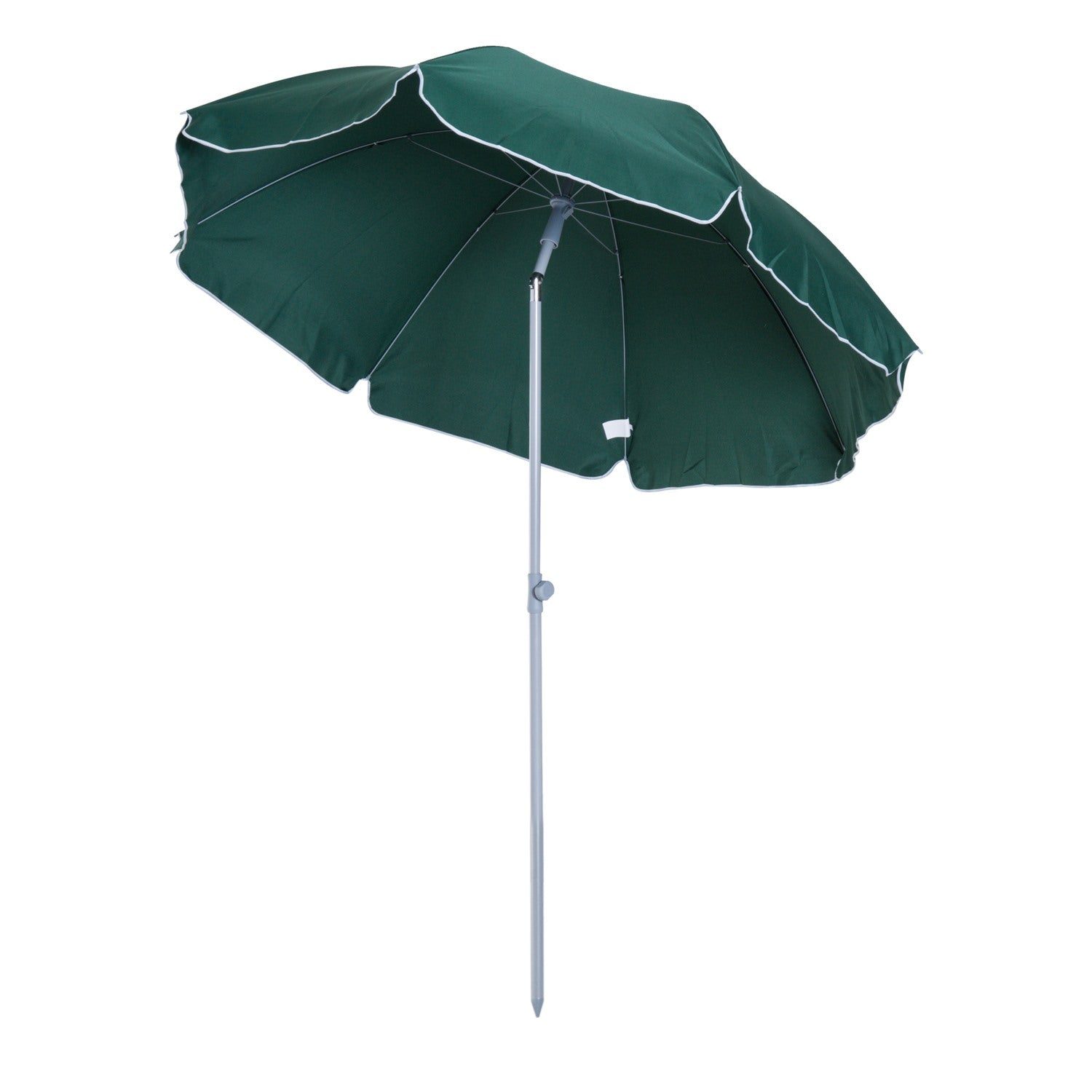 EASYCOMFORT Outdoor Umbrella 2x2.3 m Portable and with Tilting Roof in Dark Green Polyester