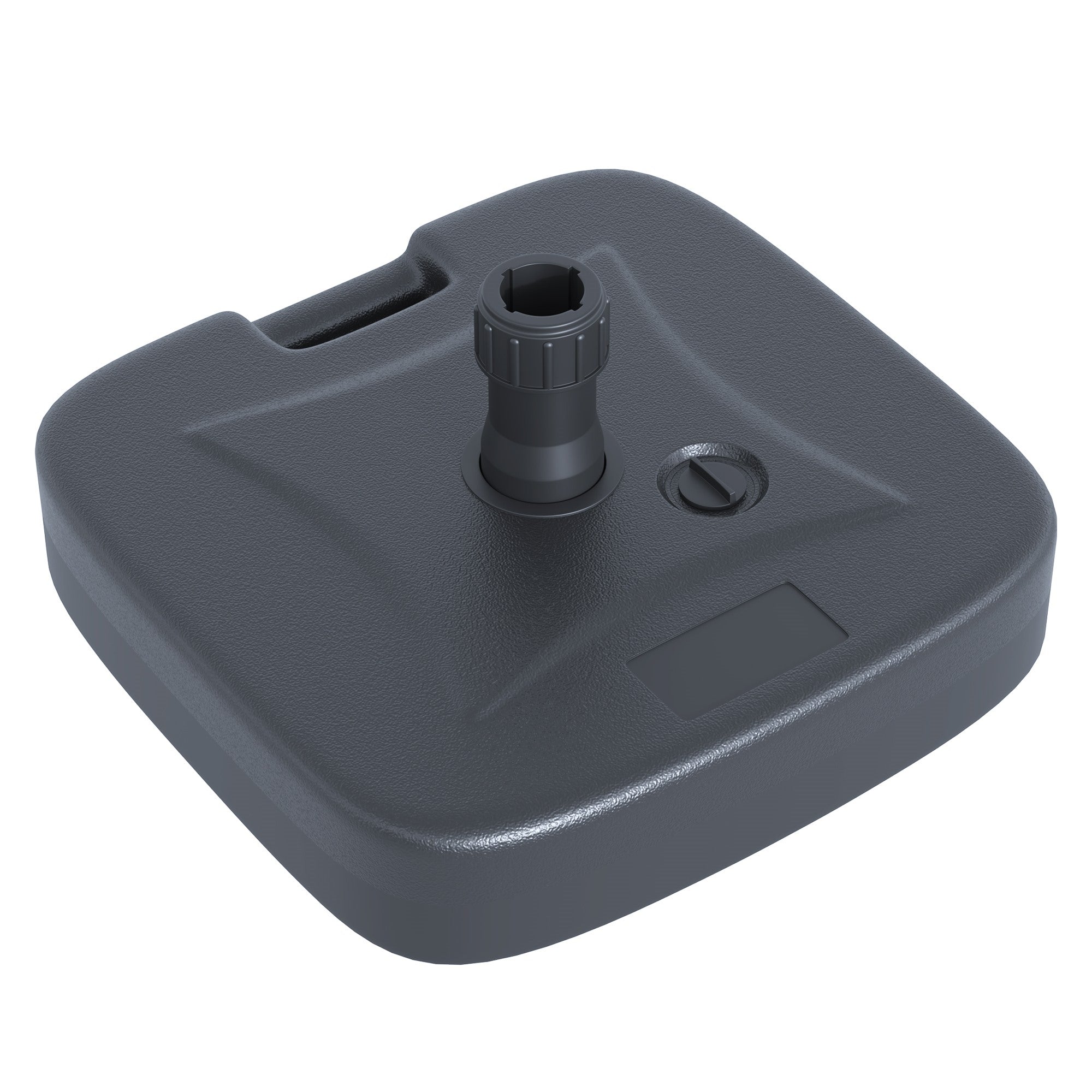 EASYCOMFORT Umbrella Base Fillable with Water and Sand HDPE 46x45x26cm