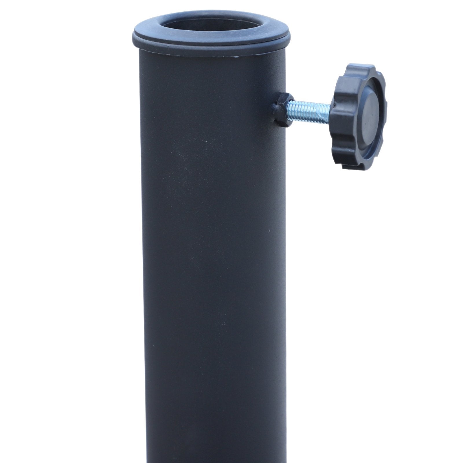 EASYCOMFORT Base for 38mm and 48mm Umbrella in Resin and Black Steel?52 x 41cm