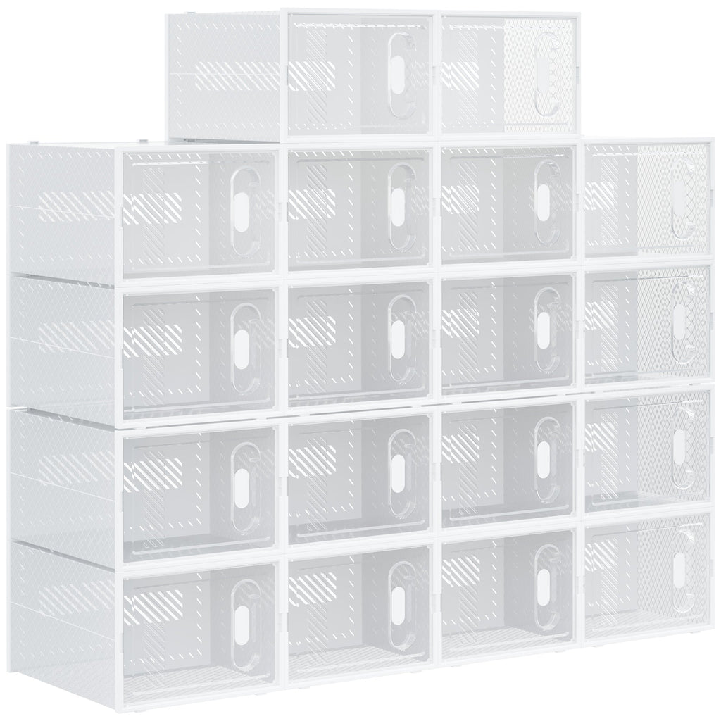 EasyComfort modulaire schoenenkast met 18 kubussen 28x36x21 cm
