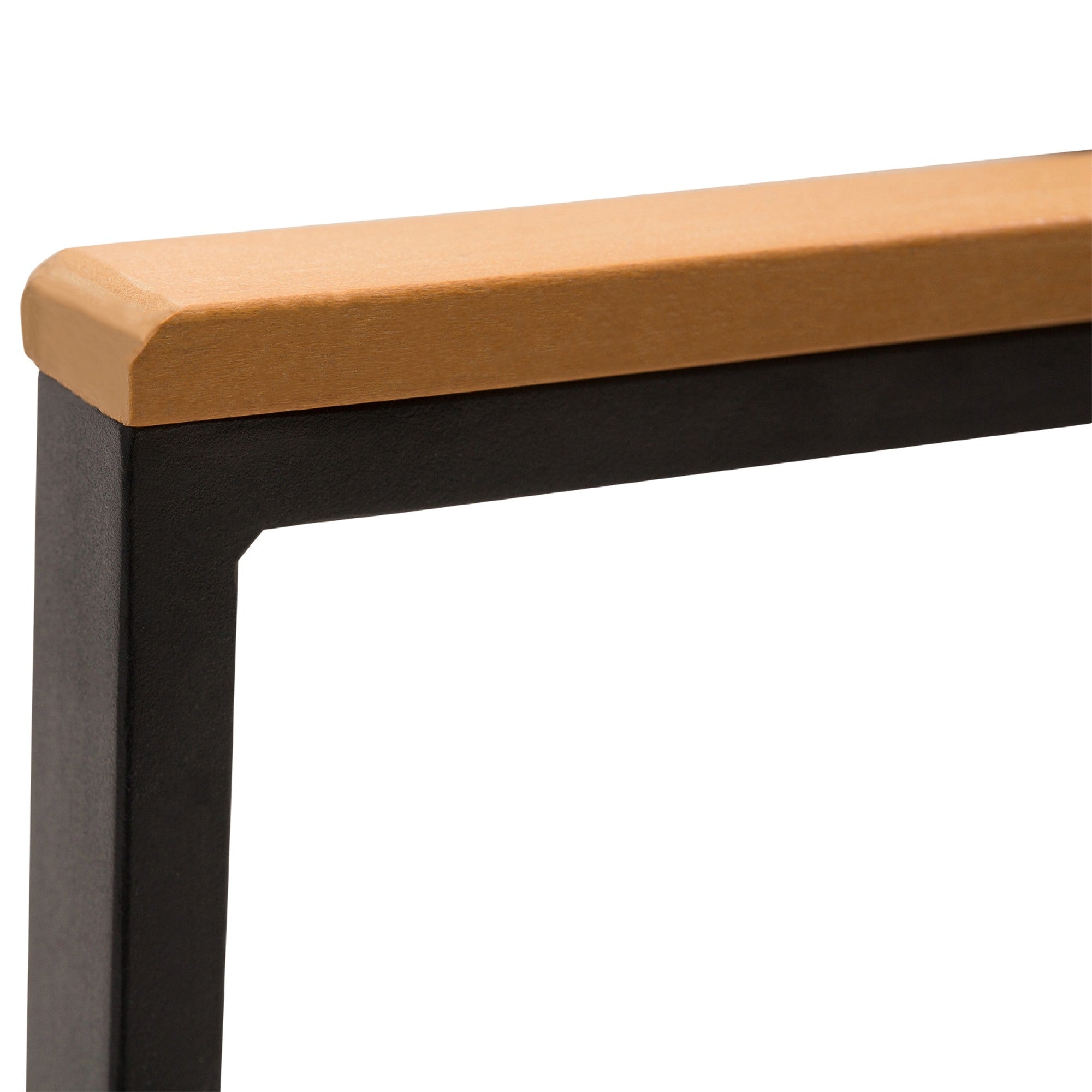 Easycomfort 4-delige loungeset voor buiten – 2 stoelen, bank en tafel – zwart