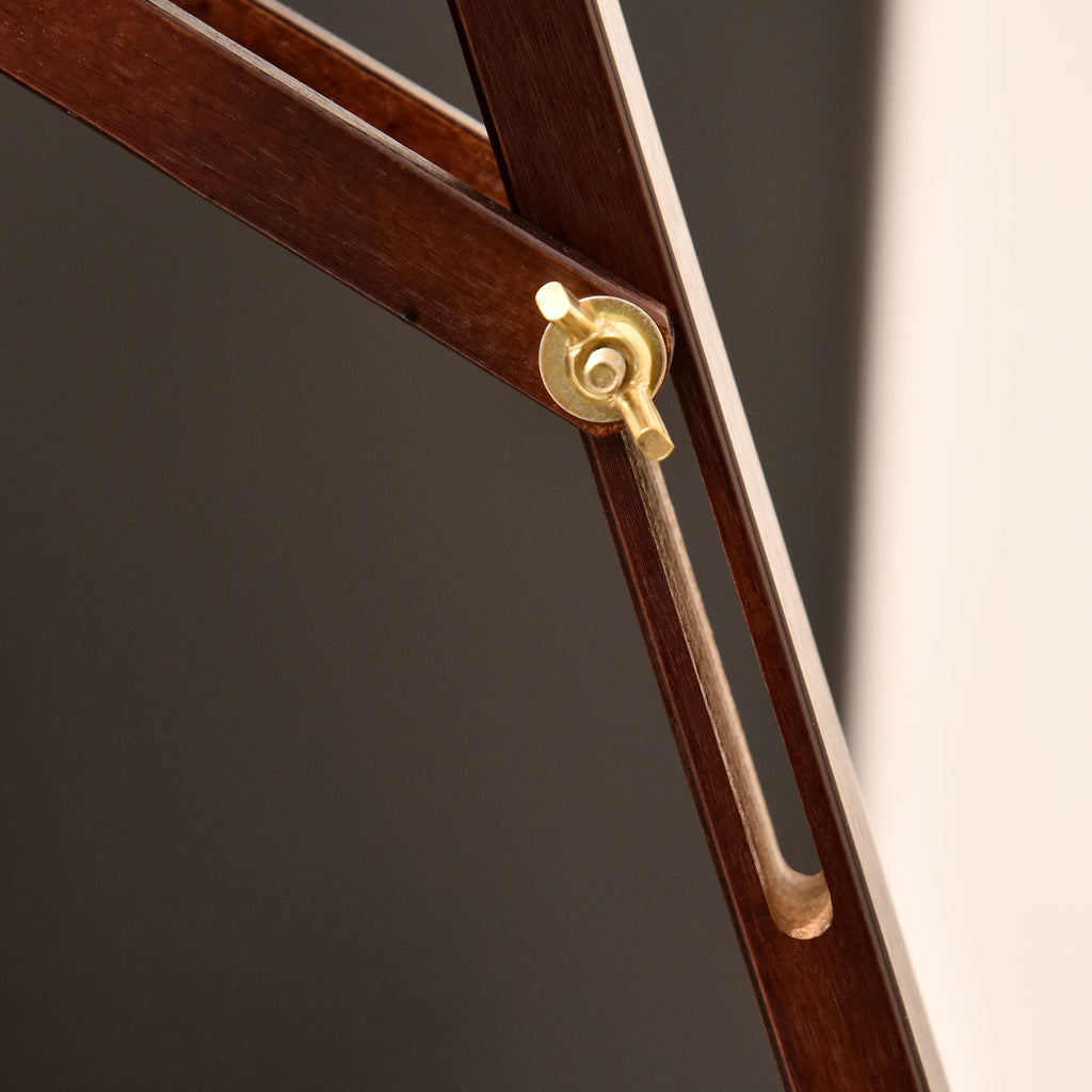 EasyComfort verstelbare houten schildersezel – bruin