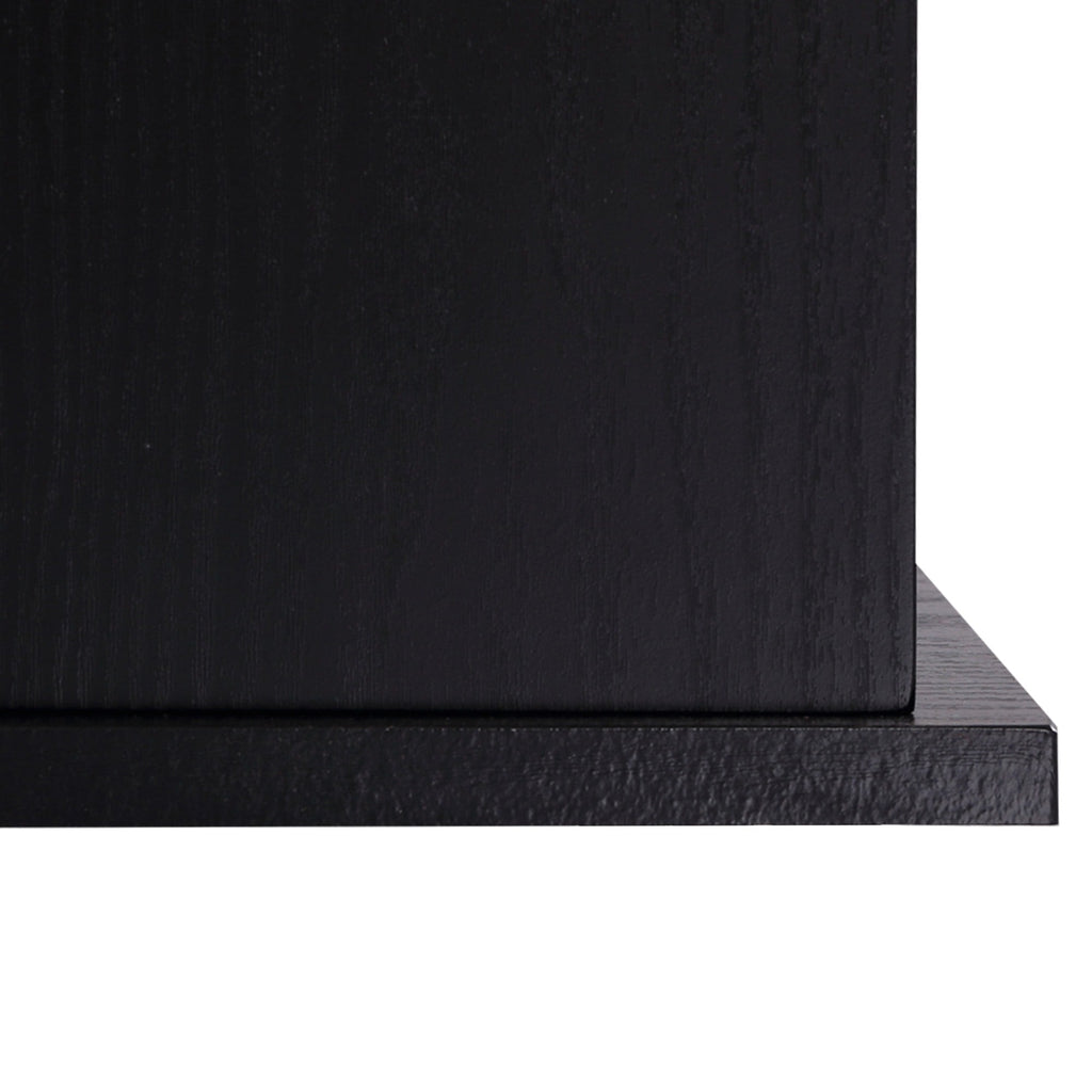 Easycomfort Scrivania per Computer Moderna with Cassetti, Ripiani e Tastiera Estraibile, Scrivania da Ufficio per Casa in Legno black 152x60x88cm