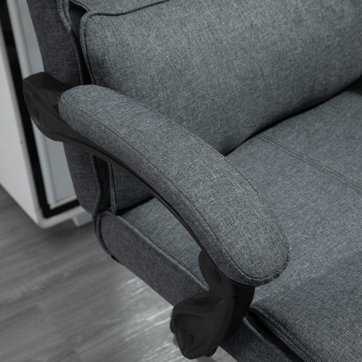 EasyComfort ergonomische bureaustoel met voetensteun – donkergrijs