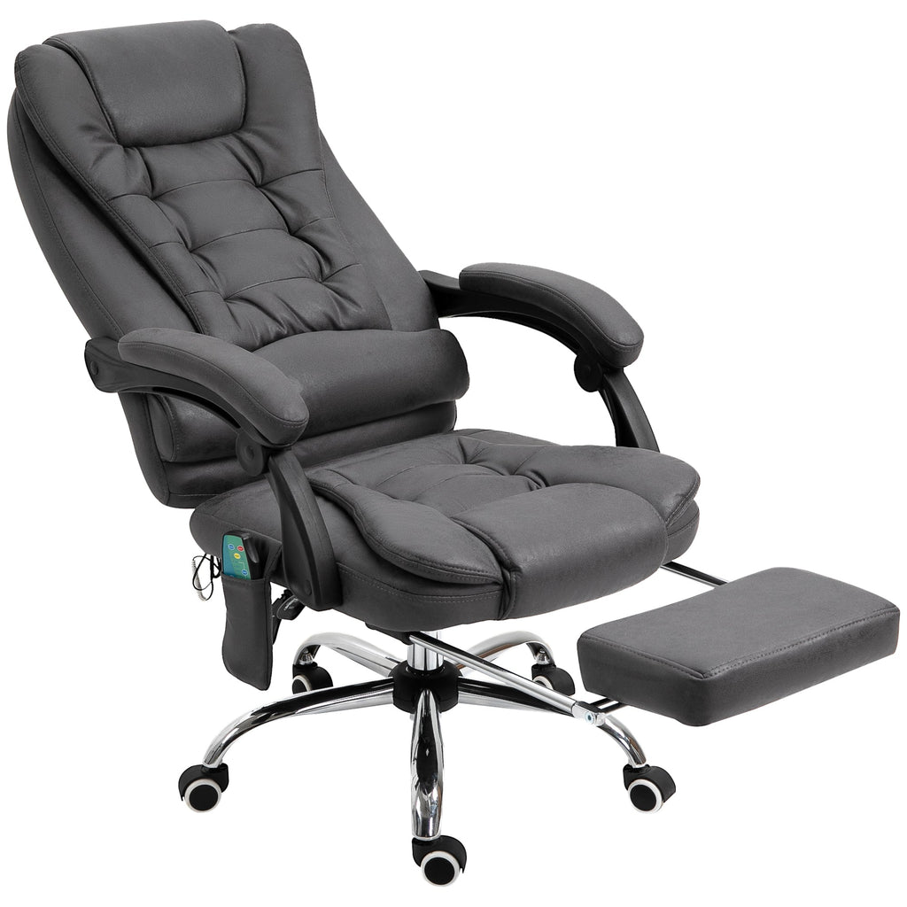 EasyComfort massagestoel voor kantoor, grijs