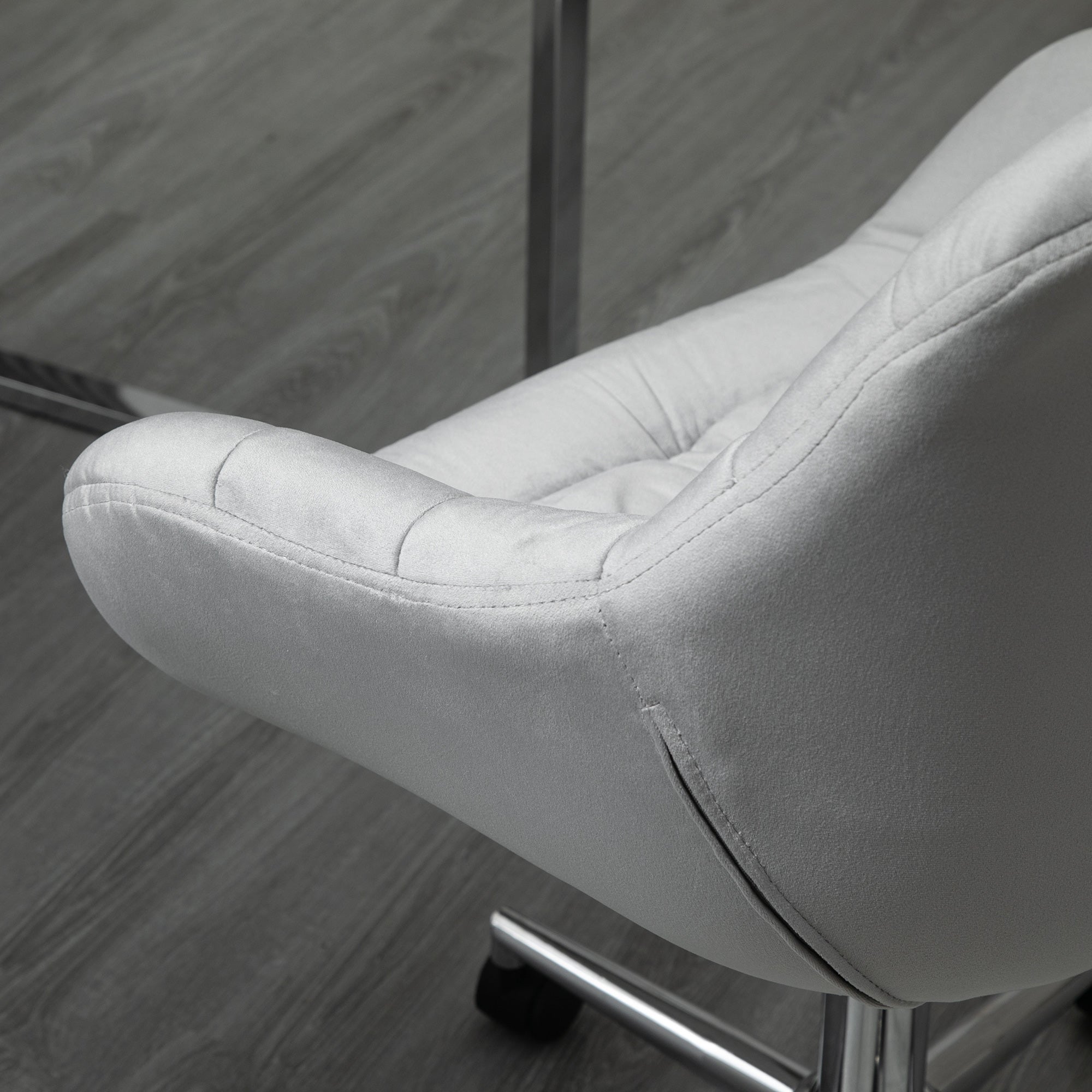 EasyComfort ergonomische draaibare bureaustoel 59x58x80-90 cm grijs