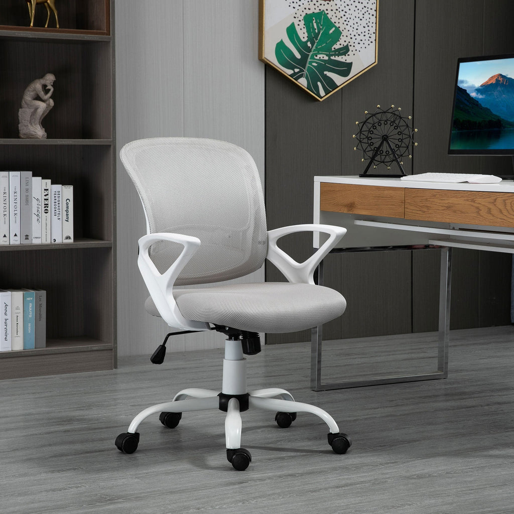 EasyComfort ergonomische bureaustoel grijs met gaslift