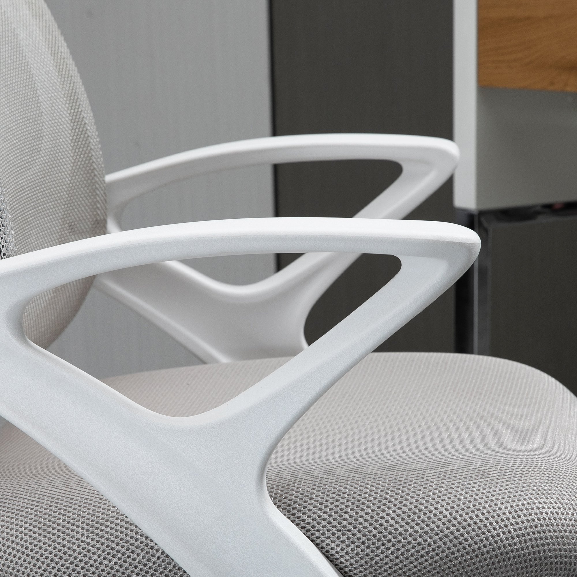 EasyComfort ergonomische bureaustoel grijs met gaslift