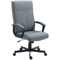 Easycomfort Sedia da Ufficio Girevole with Funzione Dondolo e Altezza Regolabile, 65x72x102-112.5cm, Grigio