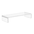 Easycomfort Supporto per Monitor in Acrilico, 53 x 19 x 9 cm, Trasparente