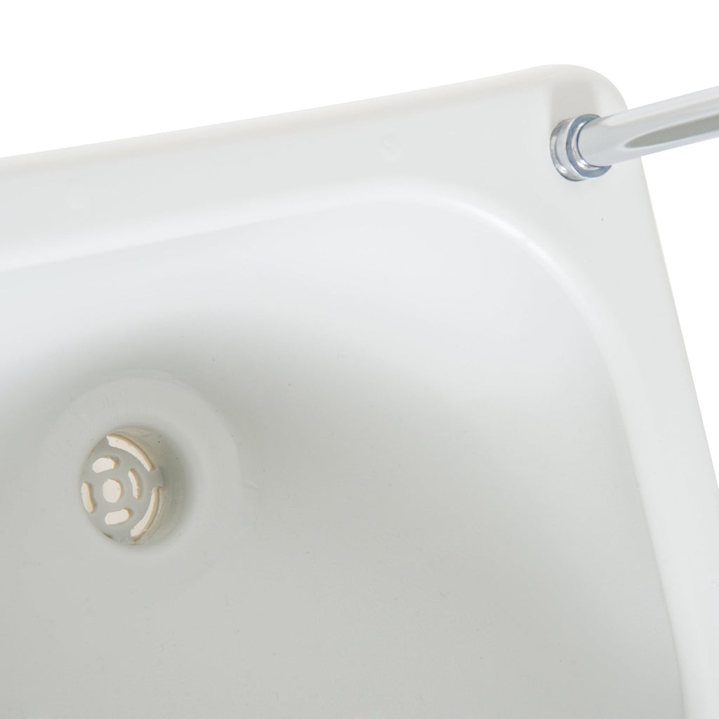 Easycomfort Lavabo Portatile da Campeggio with 2 Ruote, Serbatoio Acqua 17L e Serbatoio Sapone 2.5L, 83x50x103cm