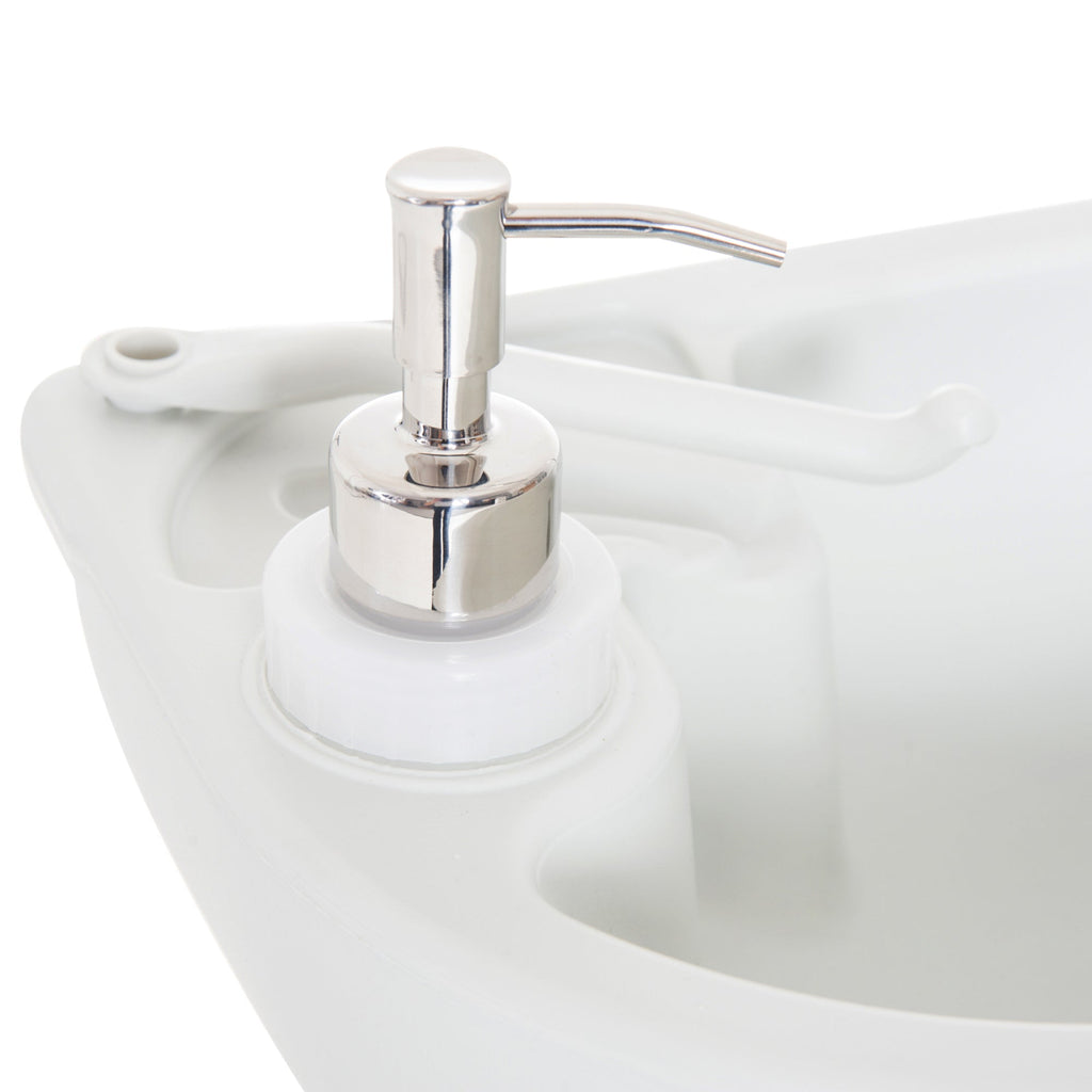 Easycomfort Lavabo Portatile da Campeggio with 2 Ruote, Serbatoio Acqua 17L e Serbatoio Sapone 2.5L, 83x50x103cm