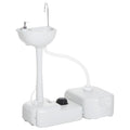 Easycomfort Lavabo Portatile da Campeggio with 2 Ruote, Serbatoio Acqua 17L e Serbatoio Sapone 2.5L, 83x50x103cm